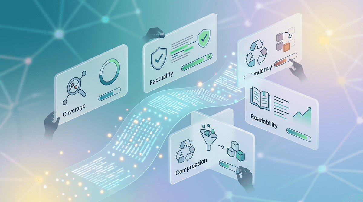 Key Metrics for Evaluating Large Language Model Summarization Quality