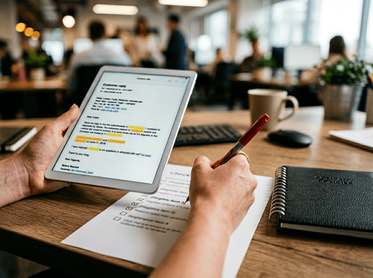 Build a review checklist that catches objective drift in minutes, not audits