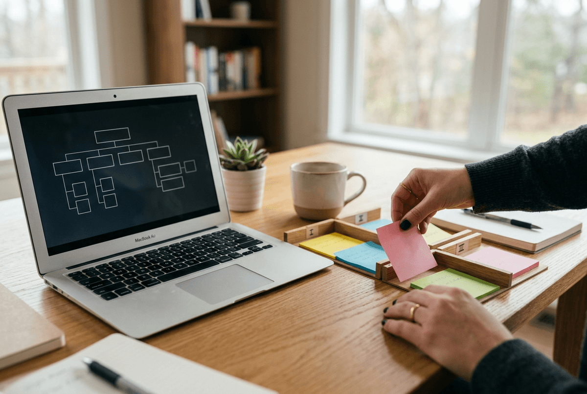 Organizing Information Before Expanding Details